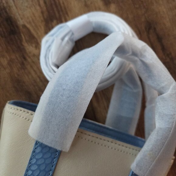 Staud Allora Micro Tote Blue - Picture 5 of 6